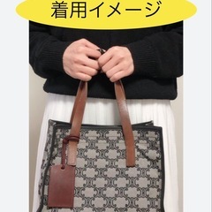 CELINE✨セリーヌ✨トートバッグ✨トリオンフ✨マカダム✨キャンバス✨手提げ✨の画像