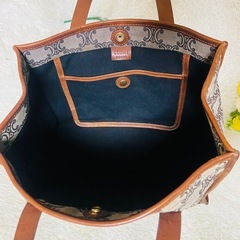CELINE✨セリーヌ✨トートバッグ✨トリオンフ✨マカダム✨キャンバス✨手提げ✨の画像
