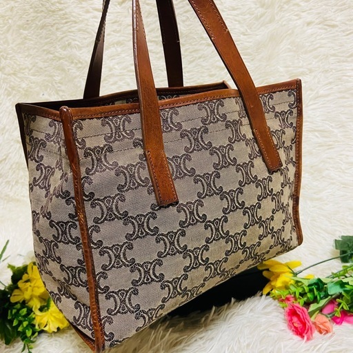 CELINE✨セリーヌ✨トートバッグ✨トリオンフ✨マカダム✨キャンバス✨手提げ✨