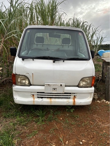 【値下げ交渉受けます】車検無し　軽トラ　サンバー　5速MT 4WD