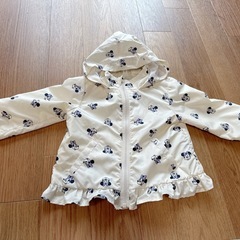 プティマイン(petit main)【Disney】ミニー　ウィンドブレーカー　フード付きジャケットの画像