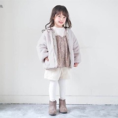 apres les coursアプレレクール　リバーシブルファージャケットの画像