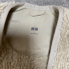 UNIQLOボアフリースカーディガンの画像
