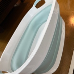 折りたたみ式　洗濯バスケットの画像