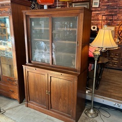 アンティーク/レトロ/食器棚/収納棚/本棚/アメリカンヴィンテー...