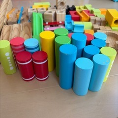 積み木　玉を転がして遊ぶ積み木
の画像