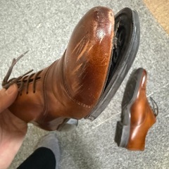 ビジネスシューズ 幅広 シューズ25サイズ ブラウン Biz Artの画像