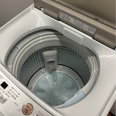 アクア 2022年製 5kg 洗濯機 風乾燥機能付き　AQW-S5Mの画像