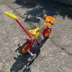 アンパンマン　自転車　引き取り限定の画像