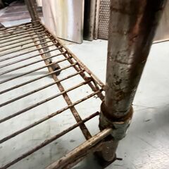 スチールラック メタルラック 3段 キャスター付 91-46-95の画像