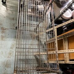 スチールラック メタルラック 3段 キャスター付 91-46-95の画像