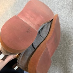 RAGE BLUE ブラウン スエード レースアップシューズの画像