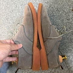 RAGE BLUE ブラウン スエード レースアップシューズの画像