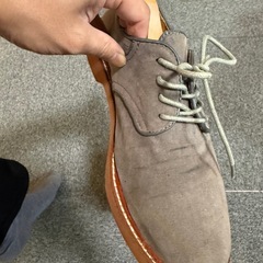 RAGE BLUE ブラウン スエード レースアップシューズの画像