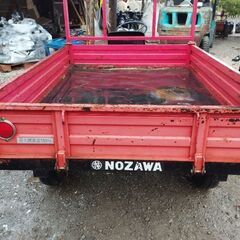 ノザワ 4輪駆動車 トラクター 8 馬力 ディーゼル　運搬車　500kg セル付きの画像