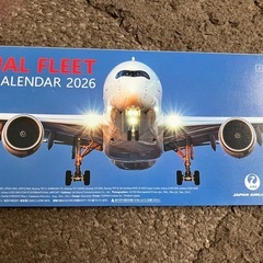 新品　JAL FLEET CALENDAR 2026の画像