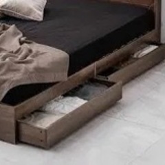 ジングルベットとマットレス●ランプ、コンセント付の画像