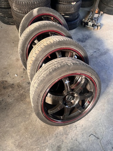 【CROSSSPEED】225/40ZR18アルミ 4本セット