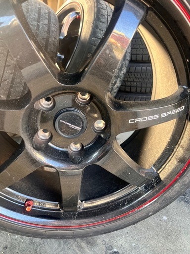 【CROSSSPEED】225/40ZR18アルミ 4本セット