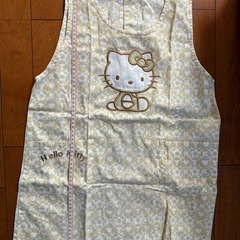 キティ　エプロン　子供用の画像