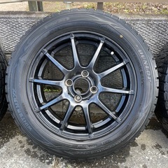 【リム等ガリ傷無し!】A-TECH シュナイダ＋ダンロップ ウィンターマックスの画像