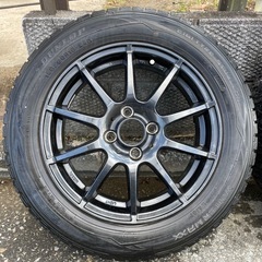 【リム等ガリ傷無し!】A-TECH シュナイダ＋ダンロップ ウィンターマックスの画像