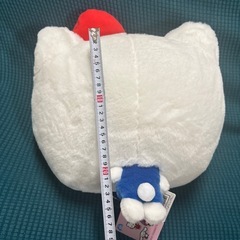 タグ付き ハローキティーフェイスBigぬいぬいぐるみの画像