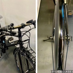 保証付き　送料無料　パナソニック　ベロスター　クロスバイク　電動アシスト自転車 g1110の画像