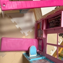 バービー　りかちゃん　ピンクのプールハウスの画像