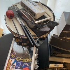 楽器カセットデッキ家電等まとめ売りの画像