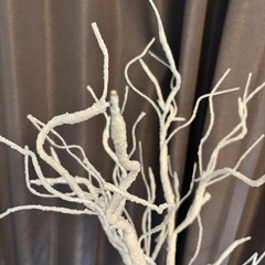 クリスマスツリー　ライト付き　ホワイトの画像