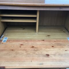 JM20408S)★大特価★ライティングチェスト 幅：約86cm 高さ：約110cm  奥行：約40～73cm 中古品【取りに来られる方限定】の画像