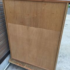 JM20408S)★大特価★ライティングチェスト 幅：約86cm 高さ：約110cm  奥行：約40～73cm 中古品【取りに来られる方限定】の画像