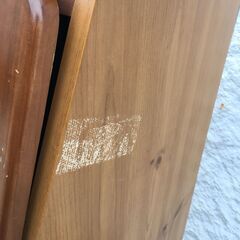 JM20408S)★大特価★ライティングチェスト 幅：約86cm 高さ：約110cm  奥行：約40～73cm 中古品【取りに来られる方限定】の画像