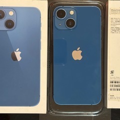 【値下げ
】iPhone13 mini 128GB SIMフリー,スマホケース付きの画像