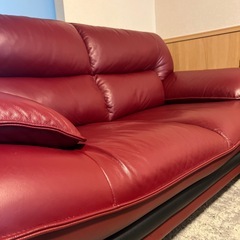 本革ソファの画像