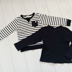 子ども服4点セット☆トレーナー3点＆アウター1点☆130cmの画像