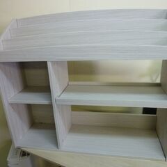 ※取引中/売約済***********無料差し上げます。　訳あり未使用　絵本ラック 3段タイプ 幅93cm おもちゃ収納 お片付け 本棚 収納ラック 木製 子供用の画像