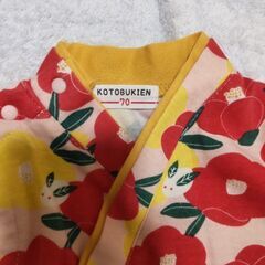 袴ロンパース　サイズ７０の画像