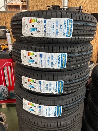 155/65R14新品タイヤ工賃込み