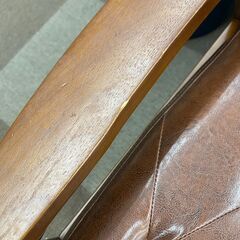 💺2人掛けソファ/NITORI/ニトリ/コンパクトソファ/オッジBR/カッコイイソファ/1人暮らし家具/№3586💺の画像