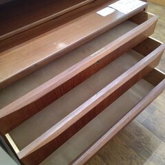 ★リユースのサカイ水戸店★ライティングデスクダークブラウンH106×D43.5×W83.5クリーニング済みMT6114の画像