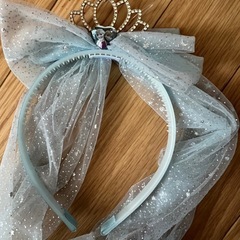 エルサ カチューシャ チュールつきの画像