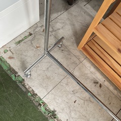 スチールハンガー　ハンガーラック　中古の画像