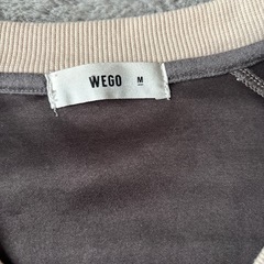 WEGO ゲームTシャツ M グレー　スエードの画像