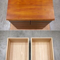 ≪zyt2535ジ限≫ 未使用/長期保管品 総桐５段チェスト　幅60cm　奥行35cm　高さ85.3cm　クロシオ <64570>5段チェスト  宮城県仙台市 71023-12の画像