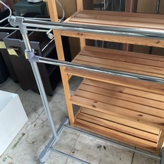 スチールハンガー　ハンガーラック　⓶ 中古の画像