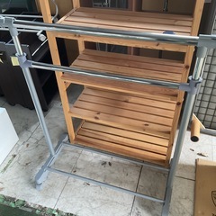 スチールハンガー　ハンガーラック　⓶ 中古の画像