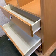 チェスト ガラス天板 キャビネット 収納 シンプル  おしゃれ モダン A0789YGの画像