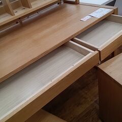 ★リユースのサカイ水戸店★アクタスデスク３点セットブラウンH132.5×D60×W110クリーニング済みMT6115の画像